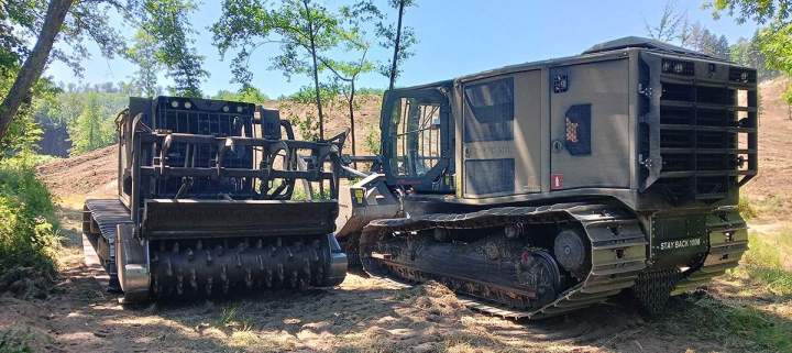 Broyeur forestier à Grand Est